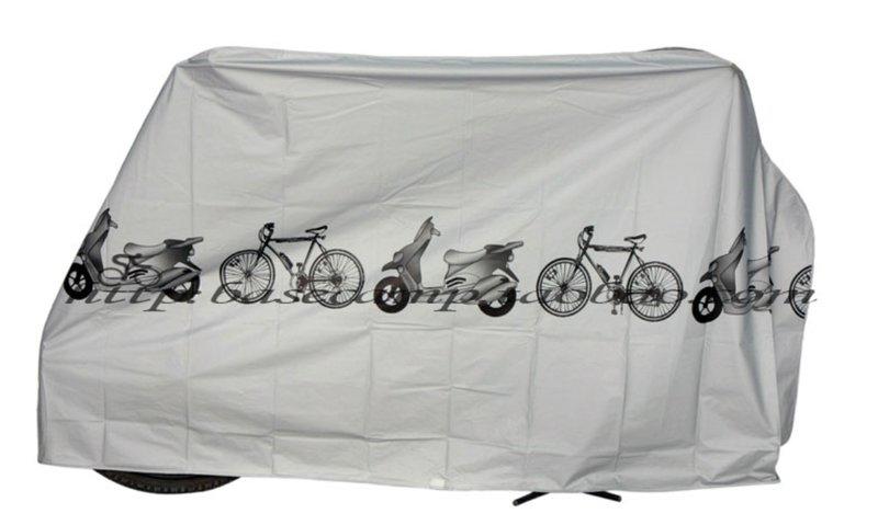 【小謙單車】全新自行車/單車/電動車/機車/摩托車用加厚防塵罩/防雨罩--灰色、白色可選