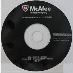 McAfee lnternet Securit 邁克菲  2013 個人隨機版 1人3年 多國語言版 防毒軟體 2011