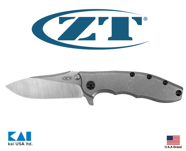 Zero Tolerance美國ZT折刀CPM20CV粉末鋼石洗面鈦柄KVT轉軸開刀【ZT0562ti】