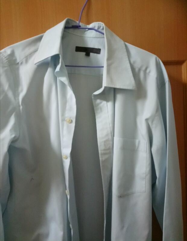 G2000 MAN 長袖襯衫 尺寸 15.5 淺藍色  (388)
