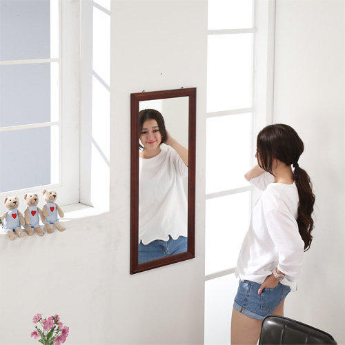 《百嘉美2》歐典實木壁鏡(40x60公分)/ 穿衣鏡/掛鏡 /化妝鏡MR558