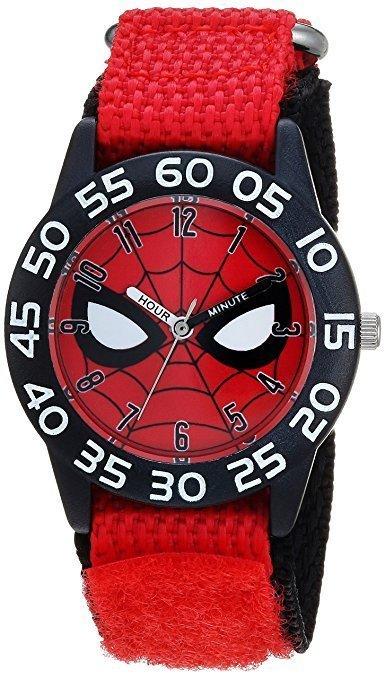 現貨 美國 Marvel 蜘蛛人 熱賣款 日本石英機芯 兒童 男童 手錶 防刮指針學習錶 尼龍錶帶 生日禮