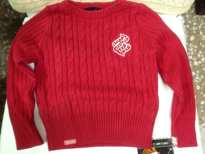 Rocawear 兒童 紅色 圓領 毛衣 運動衫 (Size 3T)