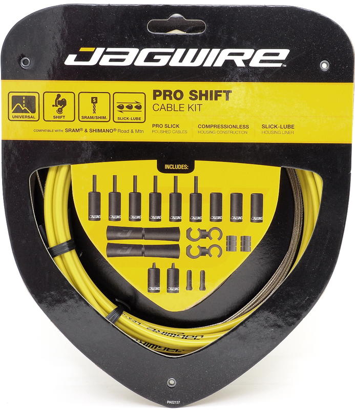 艾祁單車- Jagwire Pro Shift 公路車變速線組 黃 PCK507