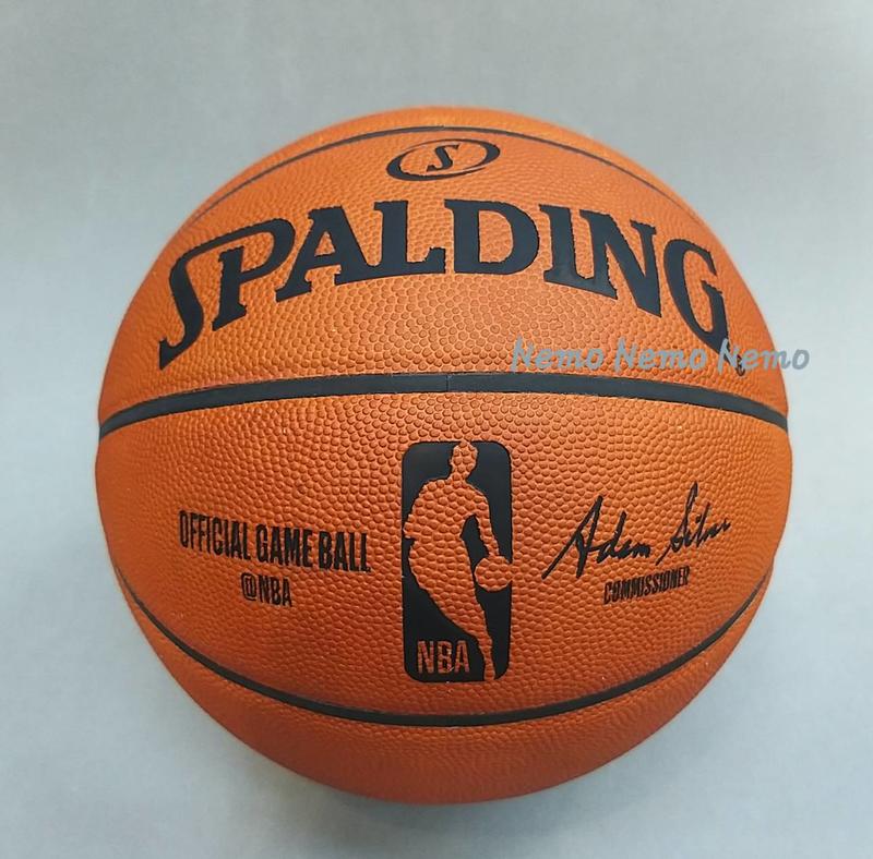 SPALDING 斯伯丁NBA 美國職籃 官方比賽用球 7號 真皮 籃球 室內籃球 SPA74569