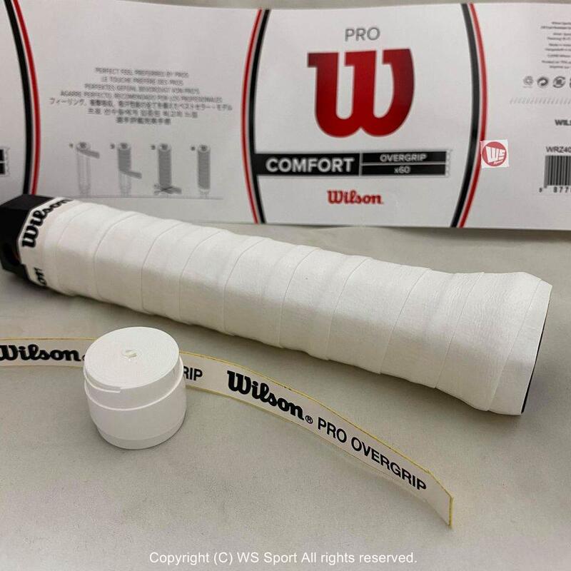 威盛國際】WILSON 握把布Pro Overgrip (60入)乾式/手汗用費德勒/ATP