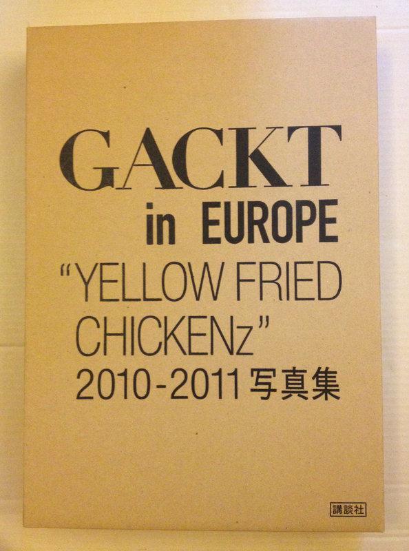 現貨GACKT in EUROPE YELLOW FRIED CHICKENz 寫真集+ DVD 限定BOX