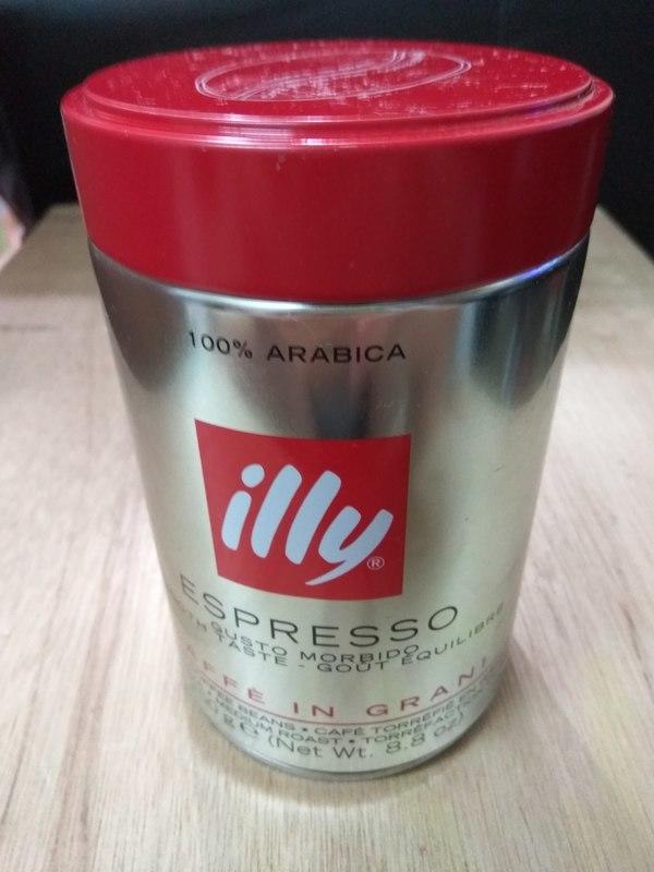 【二手】illy Espresso GRANI 義式中度烘焙咖啡 250g 空罐 咖啡豆罐 保鮮罐 收納罐 咖啡店佈置用