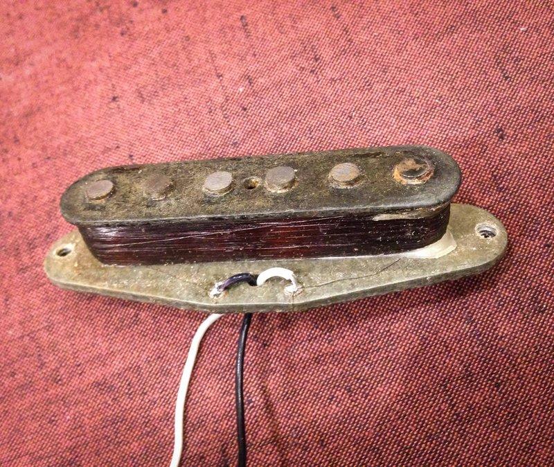 [稀品]1975年Fender製造Sratocaster 拾音器 (非Seymour Duncan, Lollar)