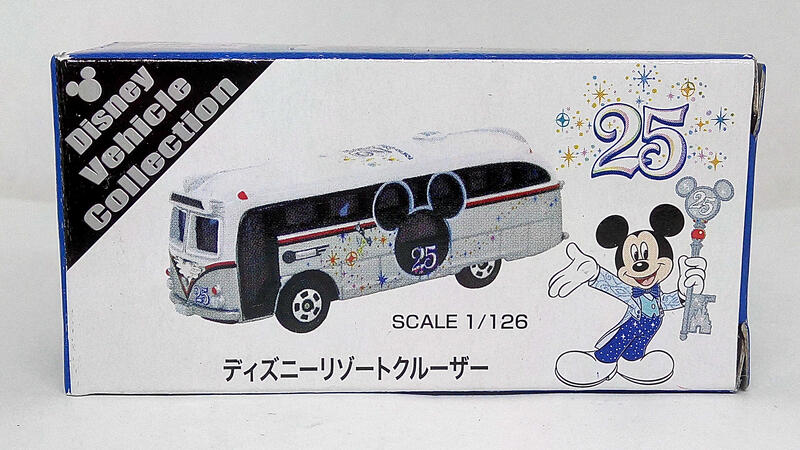 TOMICA 2008 中製 舊藍標 DISNEY 迪士尼 樂園 園區限定 25周年 園區巴士 接駁車 遊園巴士