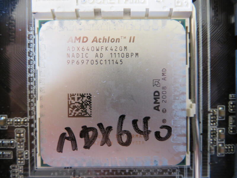 C.AMD CPU-Athlon II X4 640 ADX640WFK42GM 3GHZ 四核心 直購價50 | 露天市集 | 全台最大的 ...