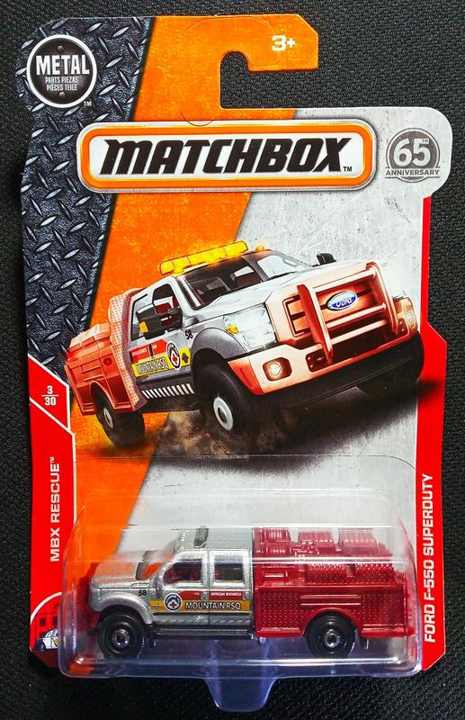 全新MatchBox 65週年紀念限定版-火柴盒小汽車 福特FORD F-550 Super Duty