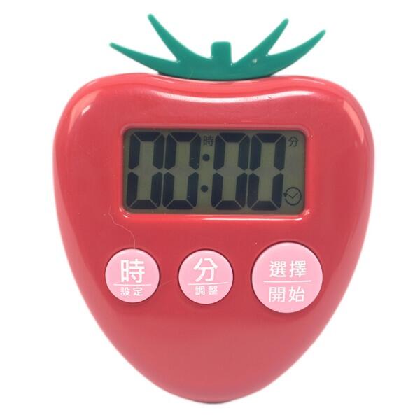 【優購精品館】CATIGA 草莓造型 正數計時器 ST-293/一個入(促250) 倒數計時器 大銀幕 大音量-信