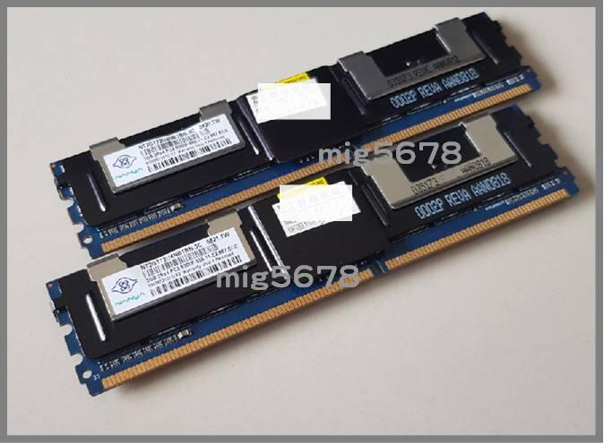Nanya 南亞 PC2-5300F 2GB 2Rx4 NT2GT72U4NB1BN-3C 伺服器記憶體