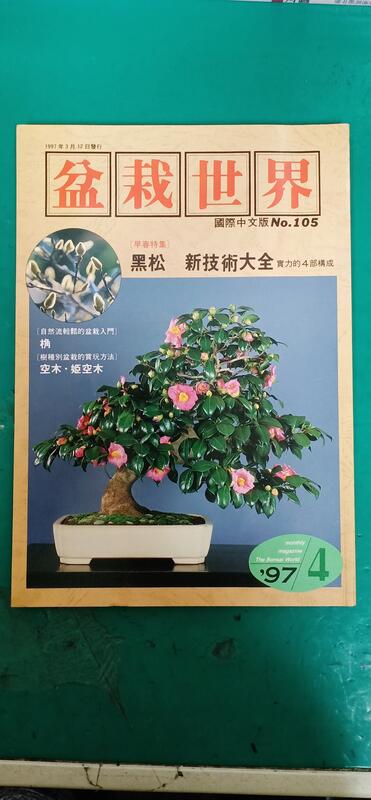 盆栽世界 國際中文版 雜誌 第105期 黑松 新技術大全 無劃記 P51