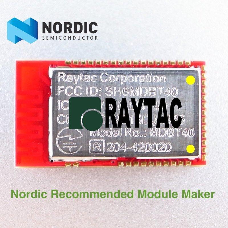 nRF51822模組NordicBLE Module藍牙4.2BT4.2BT4.1BT4.0RaytacMDBT40PR