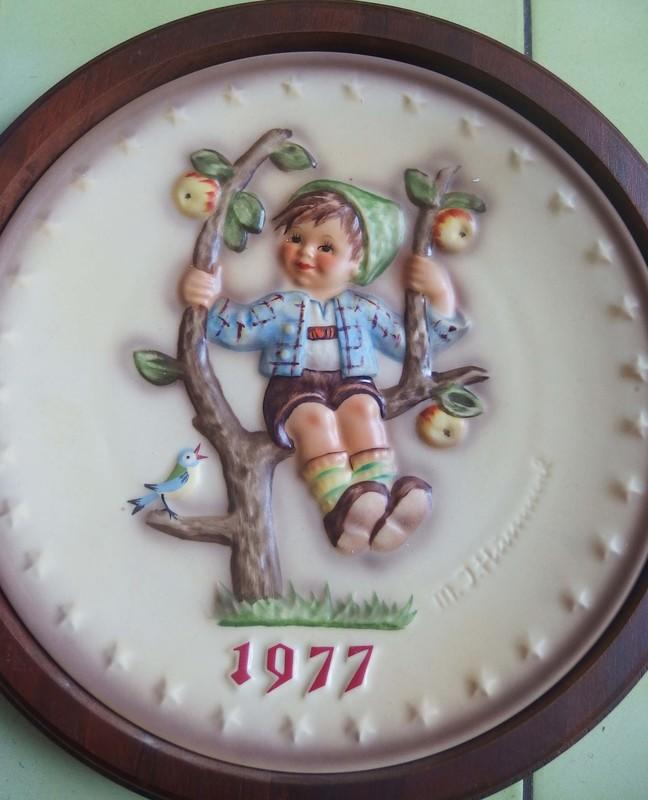 德國喜姆瓷盤1977年出品古董商品(附外盒)!有裱木框!特價出清! 