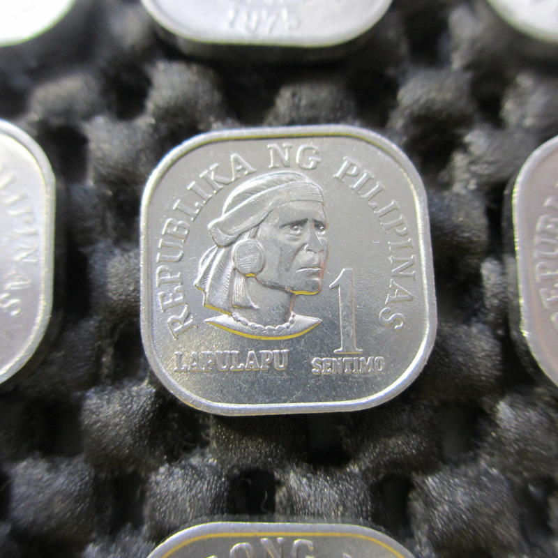 1975 菲律賓 一分鋁幣 1 centavo UNC-K19155(首年份)(異形幣)