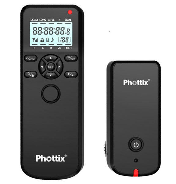 呈現攝影-PHOTTIX AION 無線定時快門線 有線無線2用 SONY 可換線 提示音 可鎖 間隔/縮時攝影