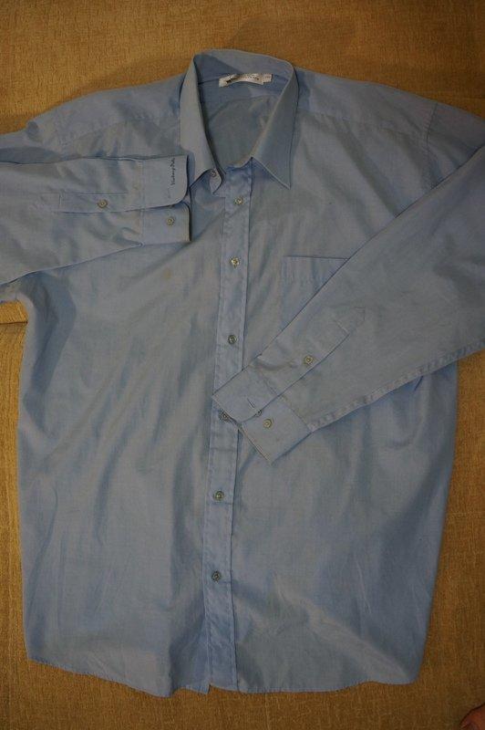 VICTORY HORSE素面長袖襯衫(藍色) Z02