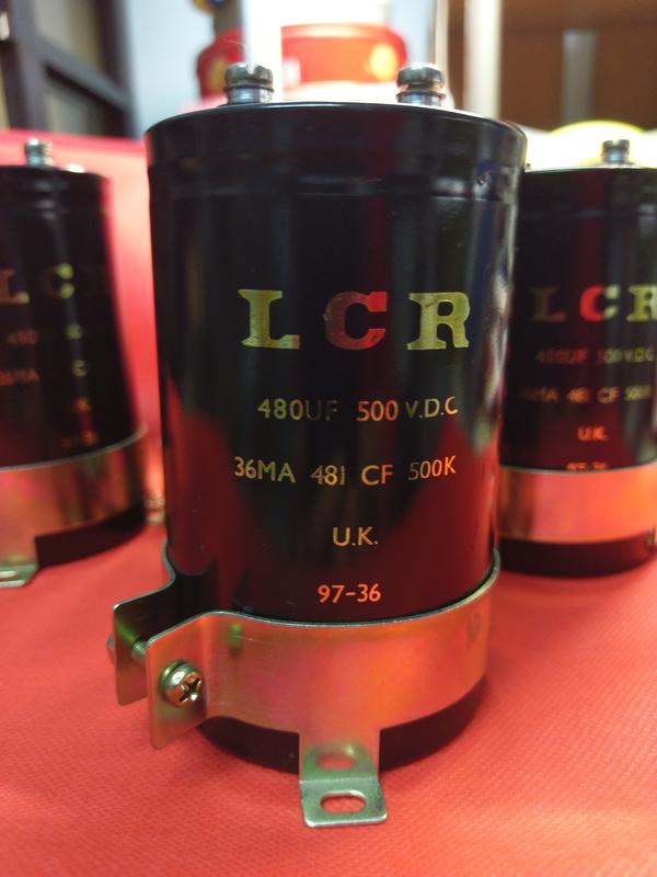 英國LCR480uF500V電解電容器四顆一組