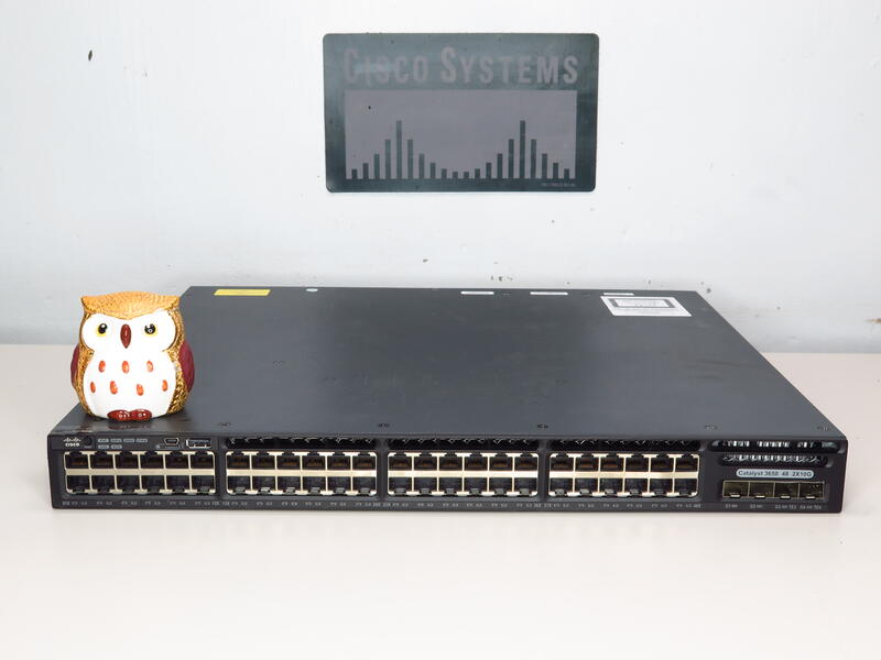 Cisco WS-C3650-48TQ-S Catalyst Switch w/ 48x Port, 4x 10G