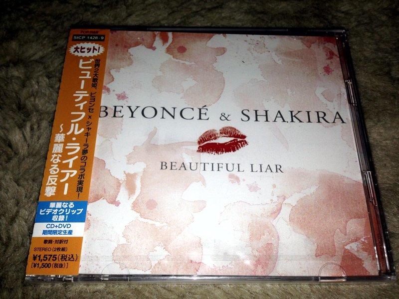 現貨】Beyonce 碧昂絲& Shakira 夏奇拉*Beautiful Liar*CD+DVD 日本