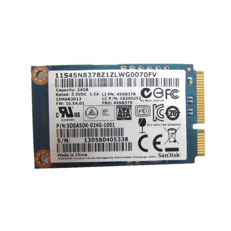 SanDisk 24G mSATA SSD – U100 SDSA5DK-024G-1001