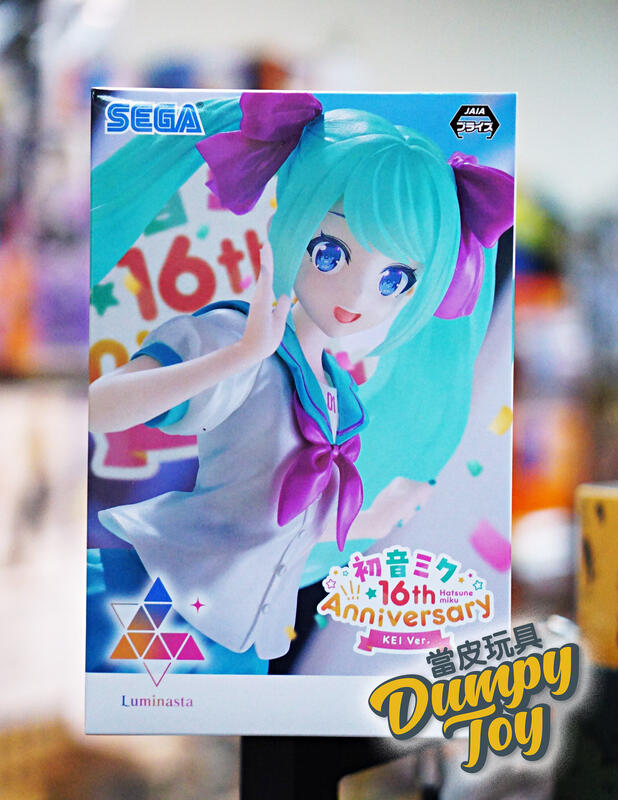 現貨日版SEGA 景品Luminasta 初音未來16th Anniversary KEI VER