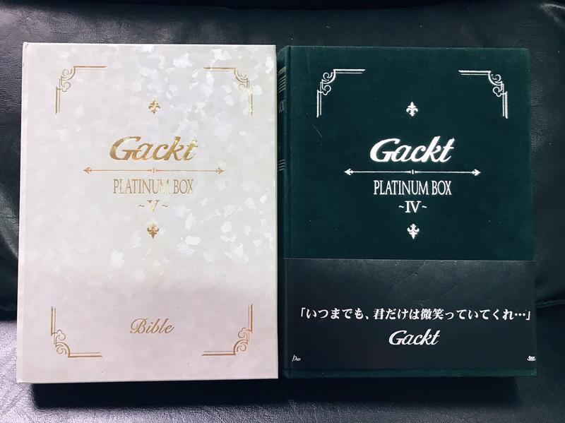 【視覺系搖滾歌手．GACKT】Gackt Platinum Box IV+V/ 紀念盒/日本正版 / 自有