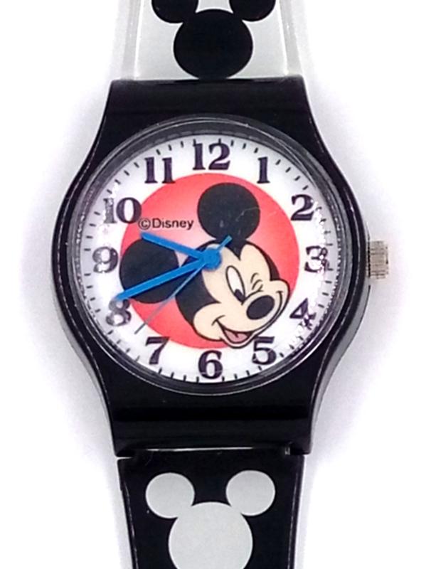 【可愛兒童男生女生卡通大手錶】迪士尼米奇．日本機心㊣版