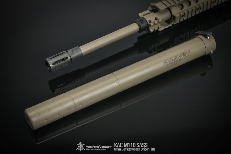 【重裝武力】VFC - Knight's KAC M110 SASS GBB專用滅音器 滅音管
