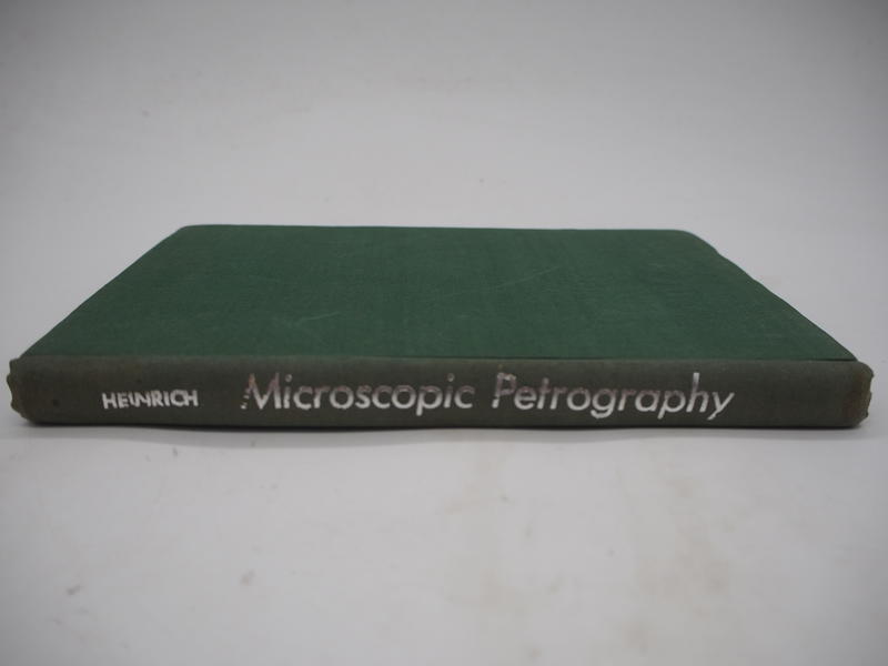 【月界二手書】Microscopic Petrography（絕版）_E. WM. Heinrich〖大學理工醫〗CJP
