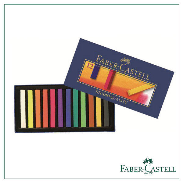 【育樂文具行】Faber - Castell 創意工坊 軟性粉彩條 長型 12色