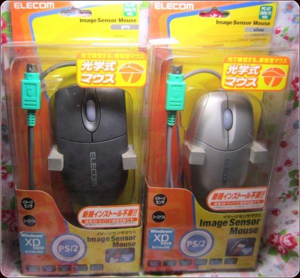 日本帶回全新便宜售出｝★ELECO光學式滑鼠♡黑/銀