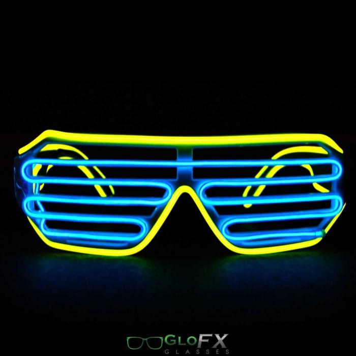 發光快門GloFX Luminescence Shutter Frames- Yellow and Royal Blue
