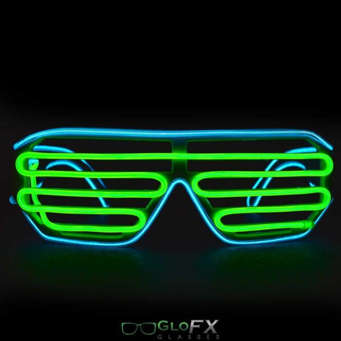 發光快門-藍色和綠色 GloFX Luminescence Shutter Frames- Cyan and Green