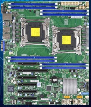 浩然❀超微 X10DRL-I C612 LGA2011 雙路伺服器X99主機板DDR4