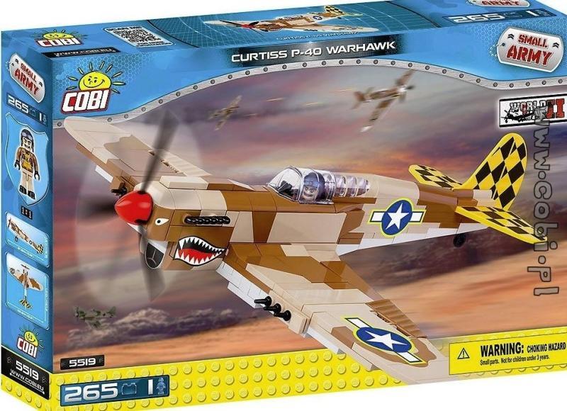 代訂[COBI設計出品/相容Lego樂高/]二戰美軍 P-40 戰鷹戰鬥機