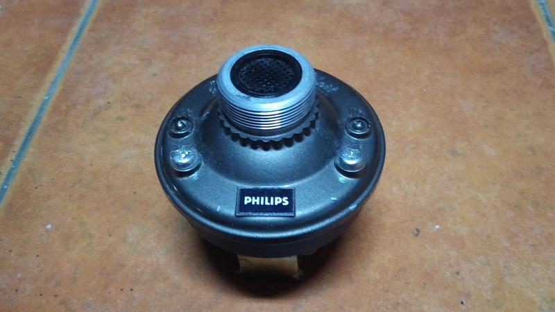 單個  Philips EL Tweeter 單體 - Horn Driver NOS 4 OHM speaker