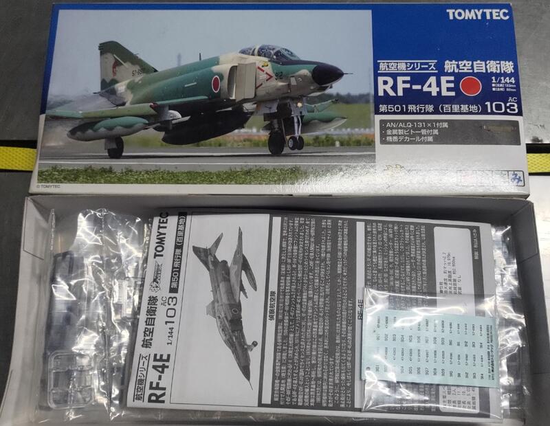 トミーテック技MIX 1/144航空自衛隊RF-4E第501飛行隊AC103 - 模型