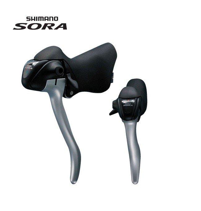 出清品~Shimano Sora ST-3400 公路車9速雙重操控煞變速桿| 露天