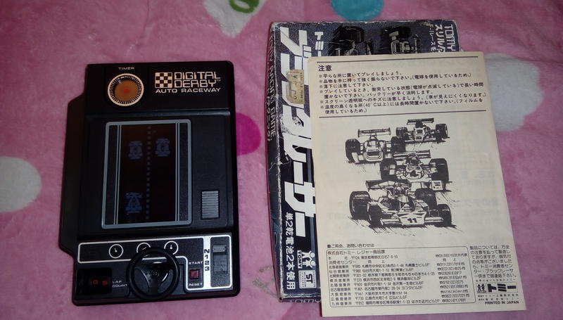 ■已賣出勿下標■ 1978年 TOMY RACING GAME (AUTO RACEWAY) F1賽車 電子 掌上遊戲機