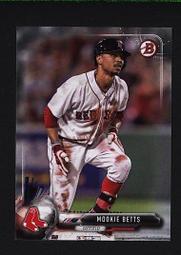 2018 Topps Heritage Now and Then NT7 Mookie Betts Boston Red 