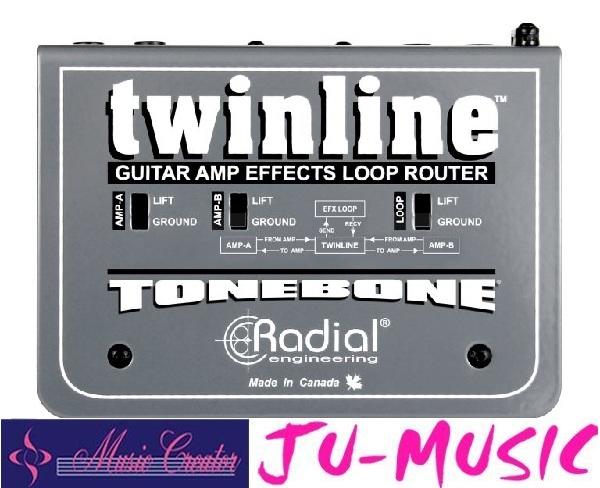 造韻樂器音響- JU-MUSIC - Radial TWINLINE 效果循環界面 DI 『公司貨，免運費』