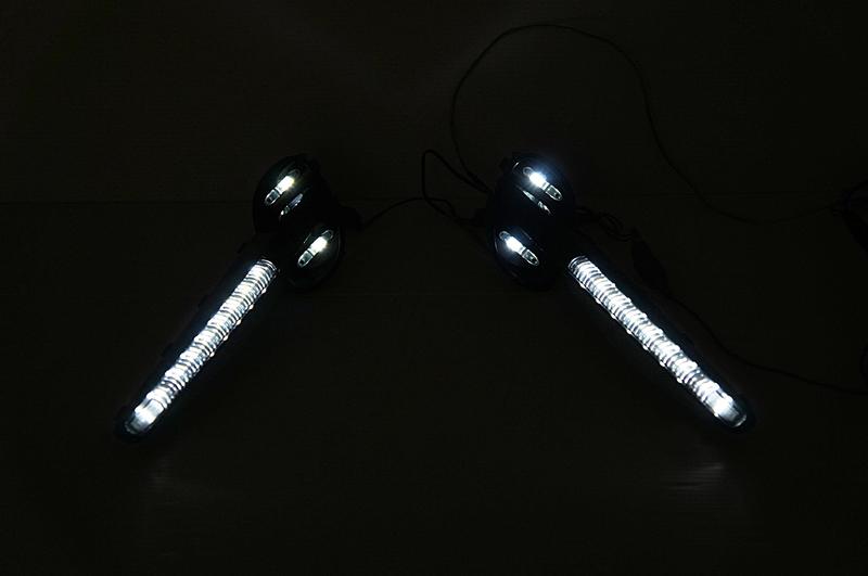 ~~ADT.車燈.車材~~BMW E90 E91 06 07 08 09 10 11 M3專用 晶鑽雙色LED側燈鯊魚鰭