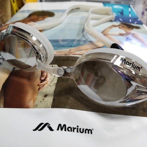 ☆小薇的店☆MARIUM品牌競賽型電鍍泳鏡特價540元NO.MAR-5504 (白色)