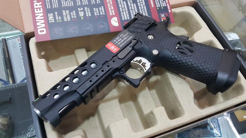 【五0兵工】HI CAPA 5.1蜂巢競技版瓦斯手槍，IPSC 黑色，新竹市