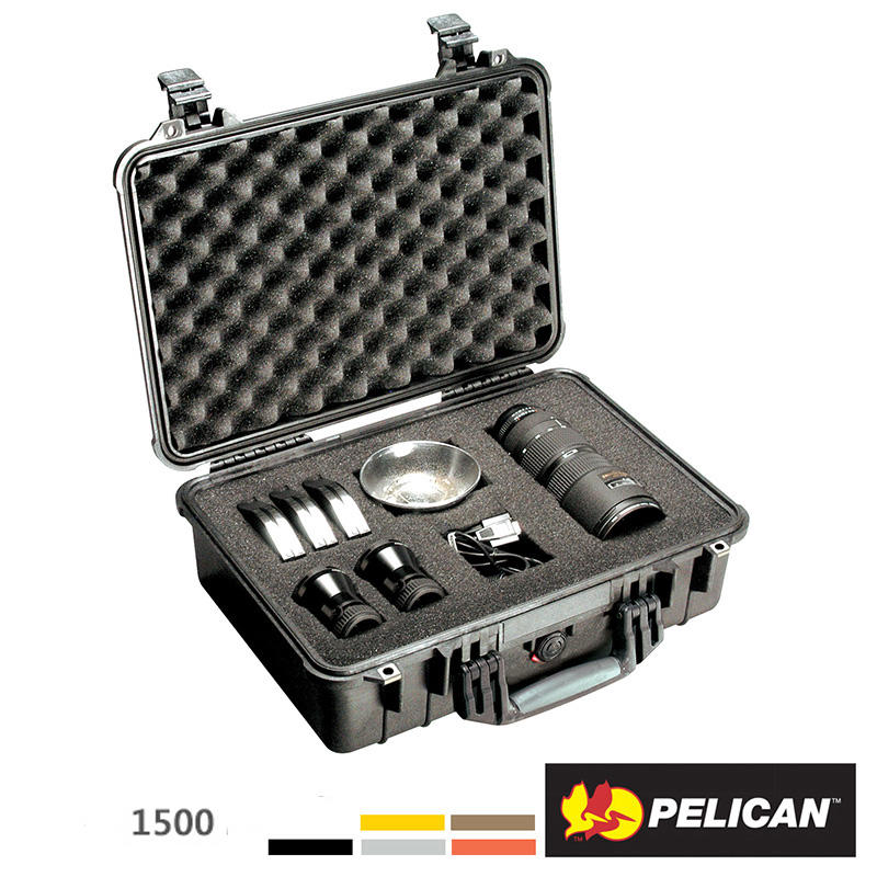 歐密碼 美國 派力肯 PELICAN 1500 氣密箱 含泡棉 防撞箱 防水 防爆 防震 防塵 耐衝擊 收納