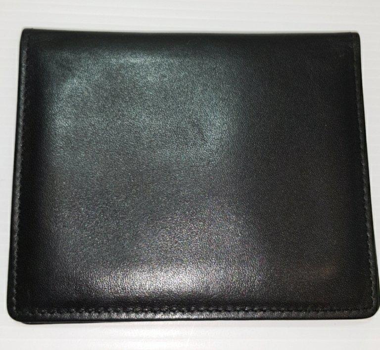 BALENCIAGA 真皮 信用卡夾 證件夾 短夾  黑色 二手真品 9.5成新 有LV Chanel